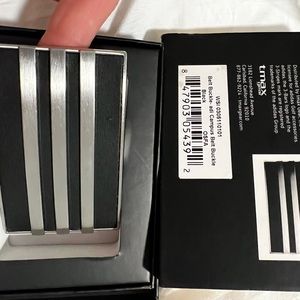 Adidas black and silver belt buckle only.